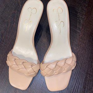 Jessica Simpson braided heels